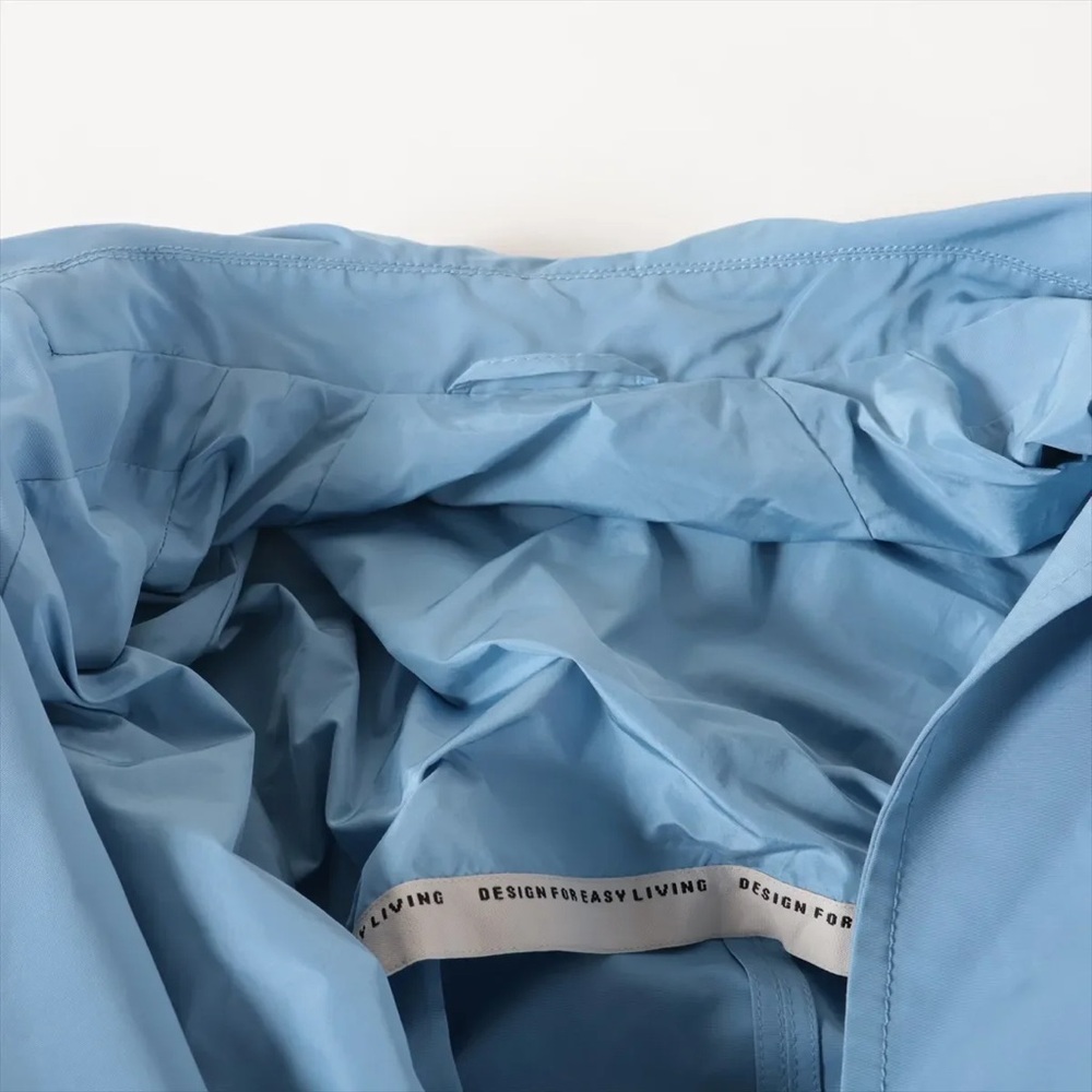Incredible First Lady style Max Mara Stylish Blue Trench Coat, 😱🤯 - Picture 3 of 5